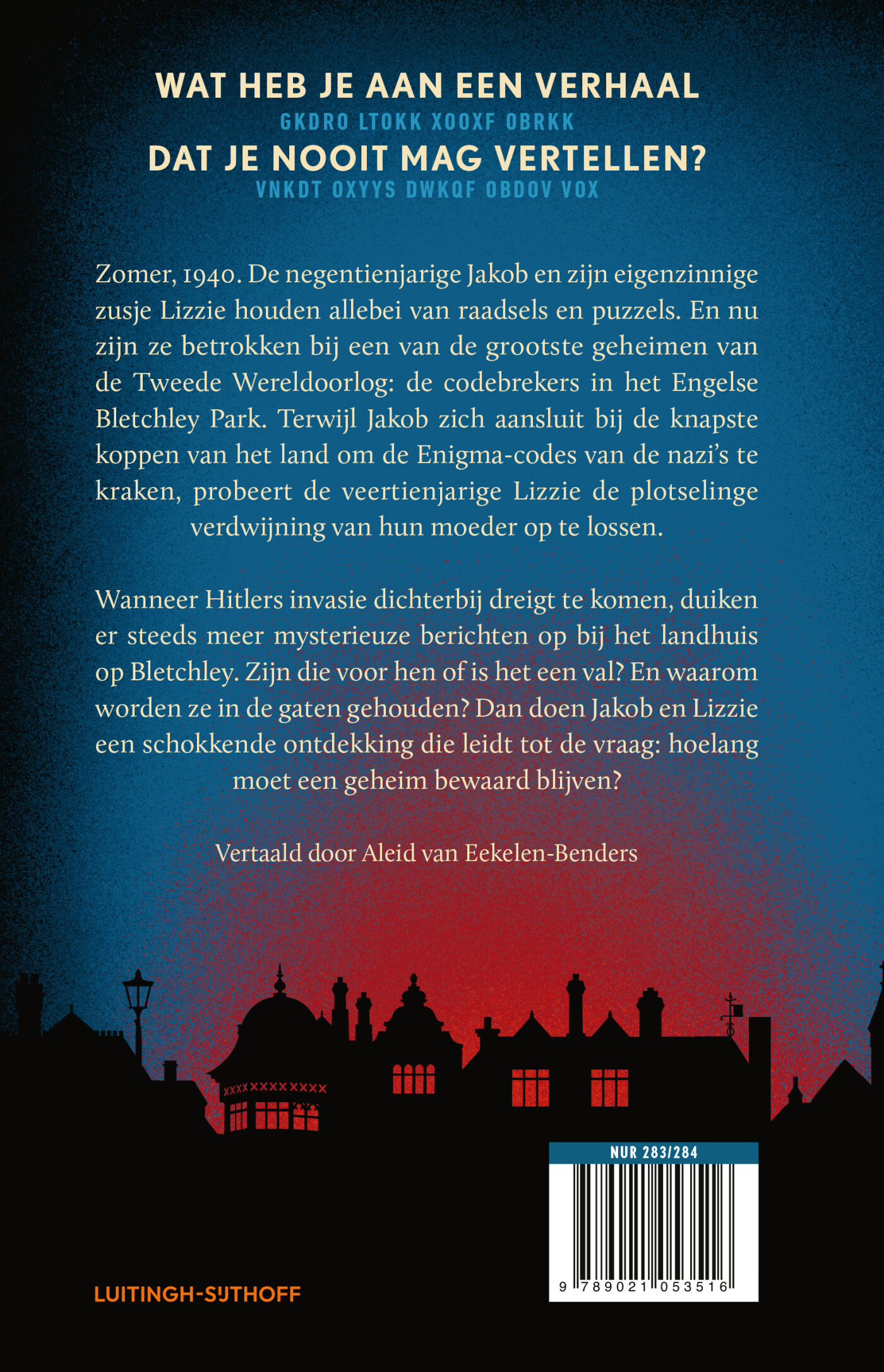 Het raadsel van Bletchley Park achterkant