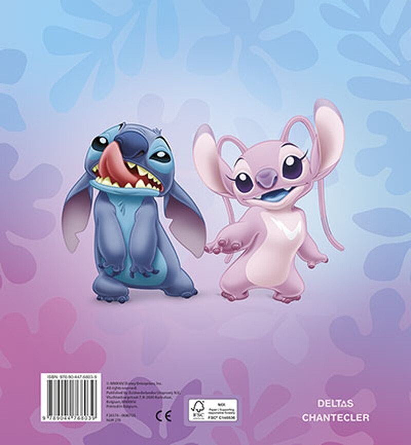 Disney Stitch Colorino kleurblok / Disney Stitch Colorino bloc de coloriage achterkant