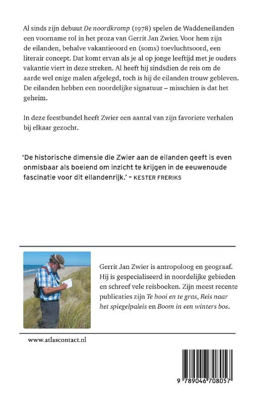De Waddeneilanden achterkant