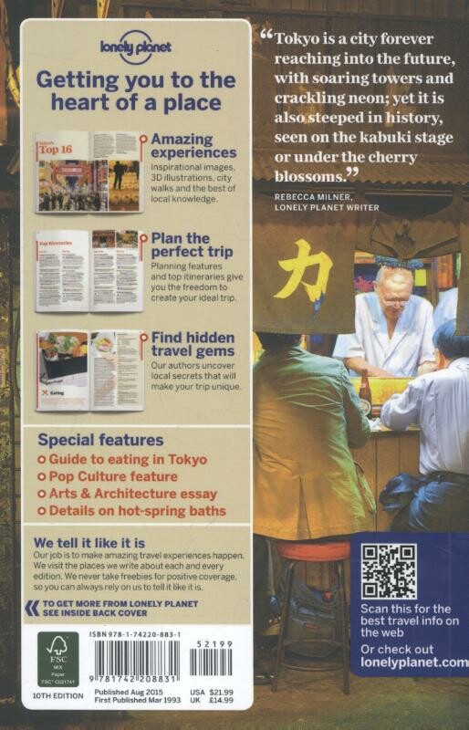 Lonely Planet Tokyo dr 10 achterkant