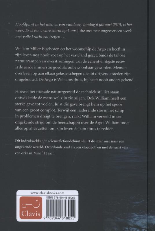 Noodweer / William Miller en de Argo / 1 achterkant