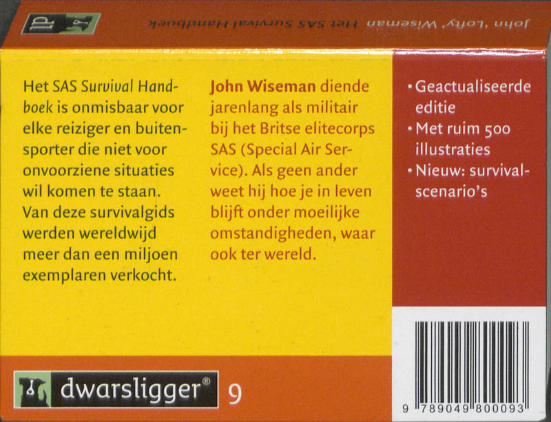 Het Sas Survival Handboek achterkant