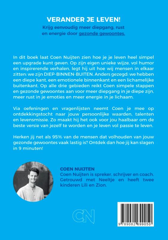 Verander je leven in 9 minuten achterkant