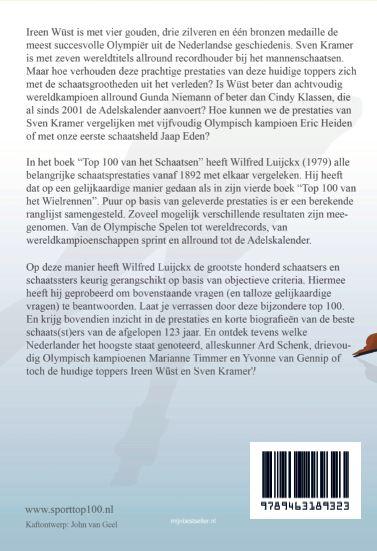 Top 100 van het Schaatsen achterkant