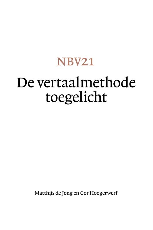 NBV21 - De vertaalmethode toegelicht