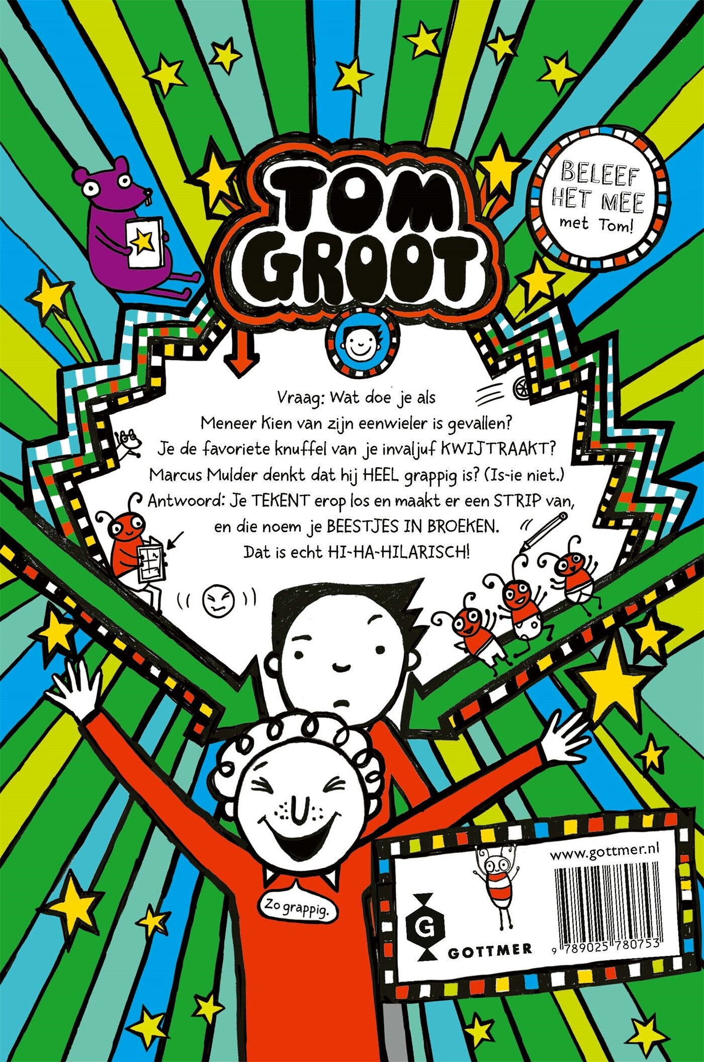 Tom Groot is hi-ha-hilarisch / Tom Groot / 22 achterkant