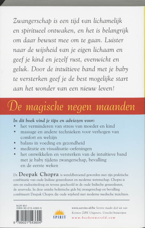 De magische negen maanden achterkant