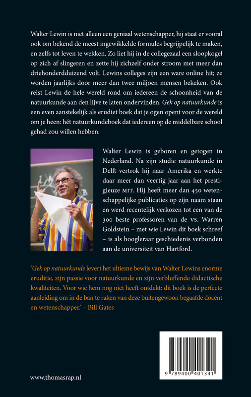 Gek op natuurkunde Gek op natuurkunde achterkant