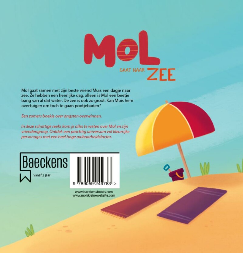 Mol gaat naar zee achterkant