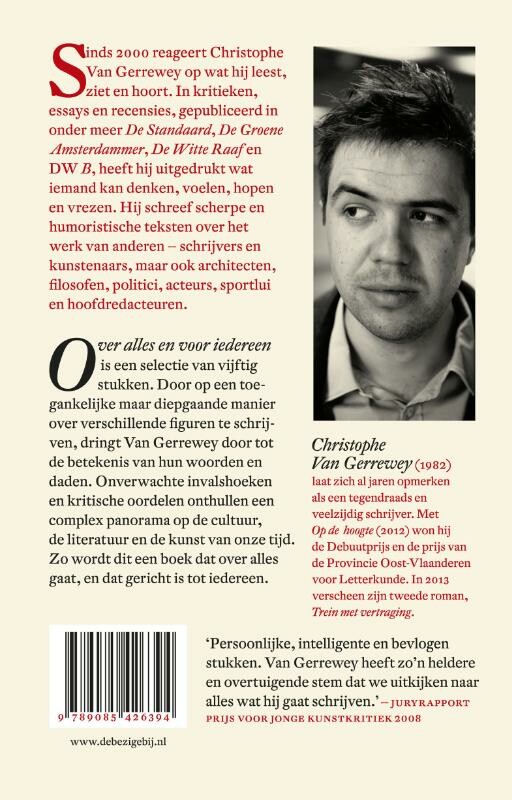 Over alles en voor iedereen achterkant