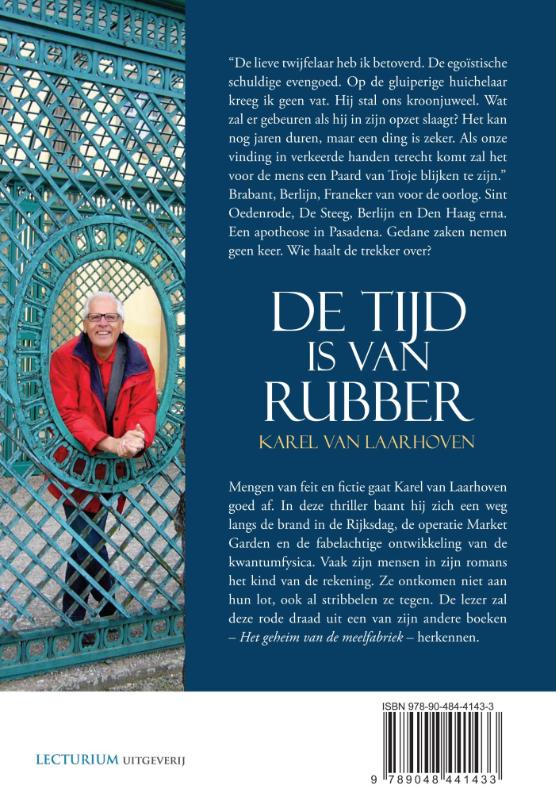 De tijd is van rubber achterkant