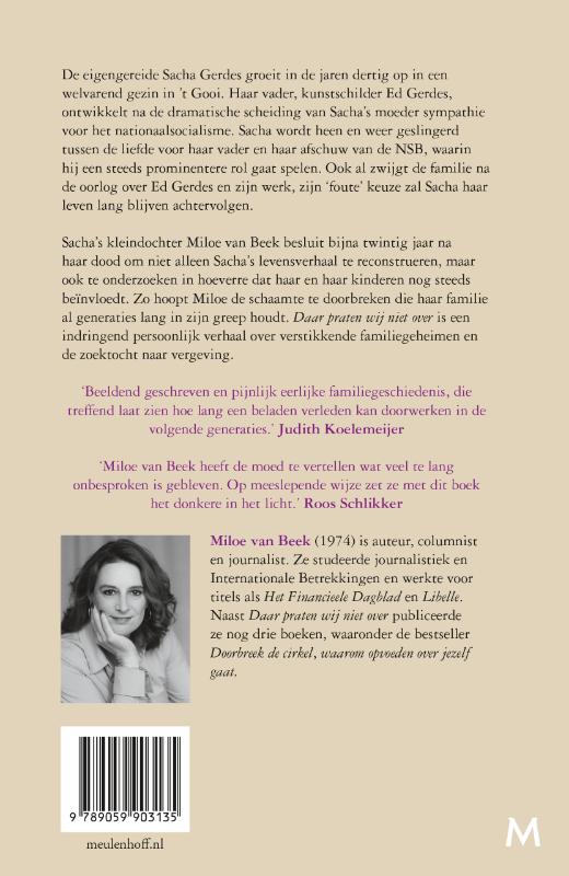 Daar praten wij niet over achterkant