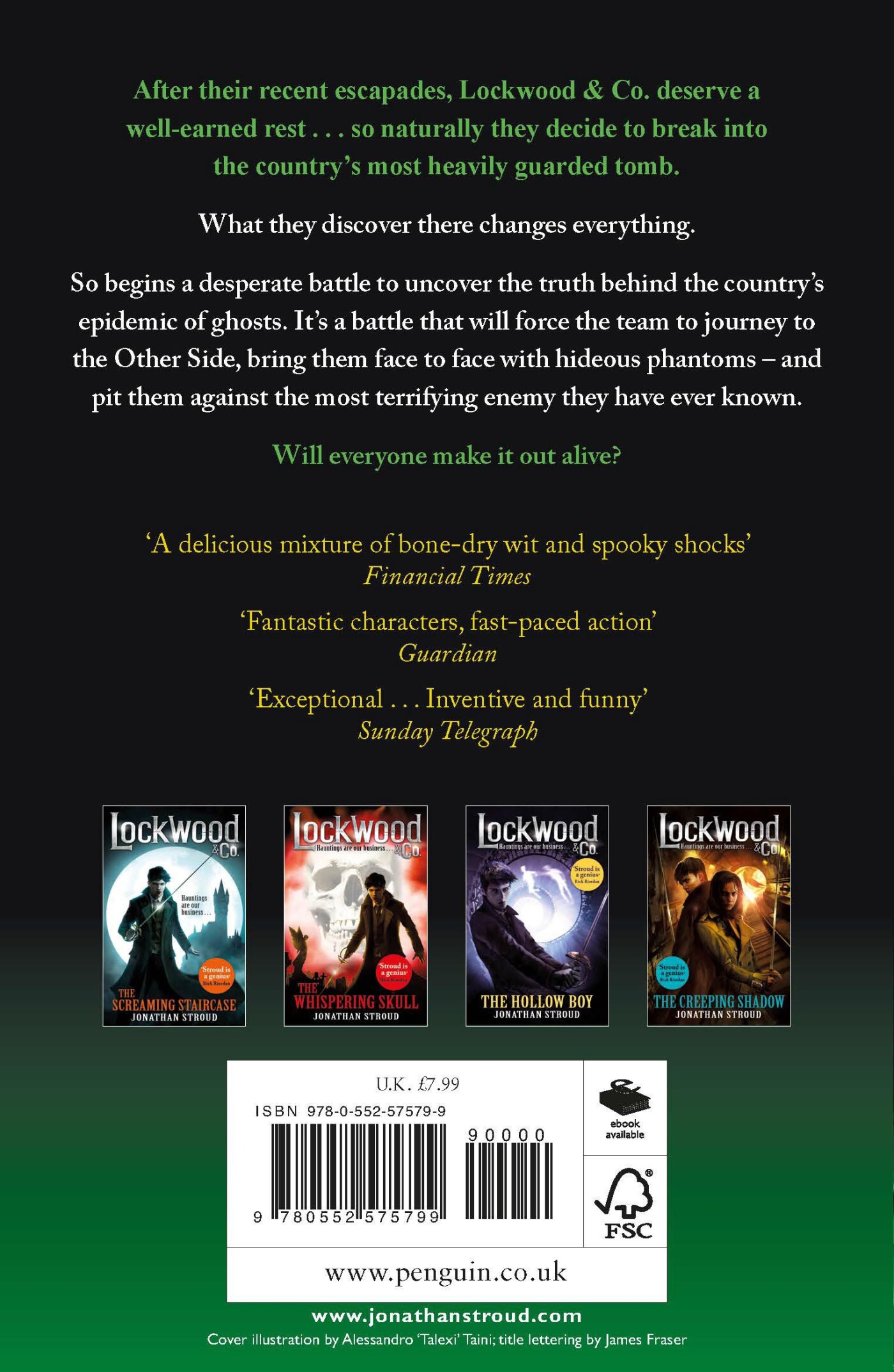 Lockwood & Co: The Empty Grave achterkant