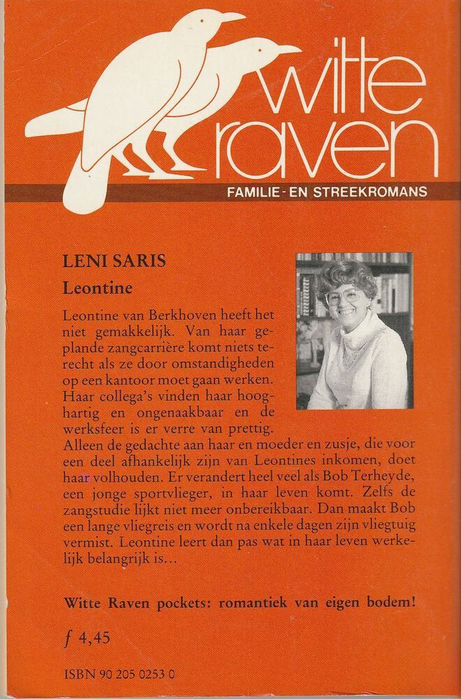 Leontine / Witte raven / 44 M achterkant