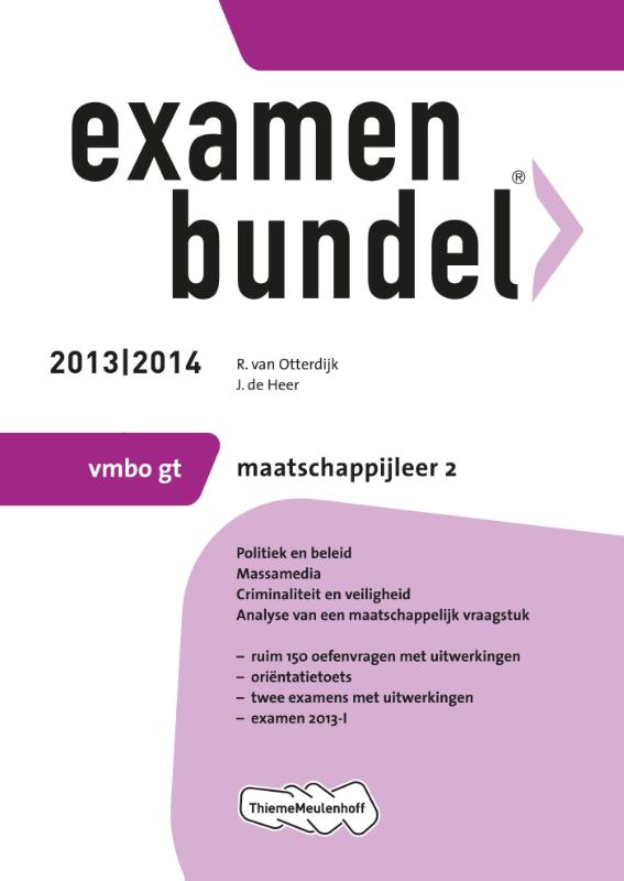 Examenbundel 2013/2014 vmbo-gt Maatschappijleer2