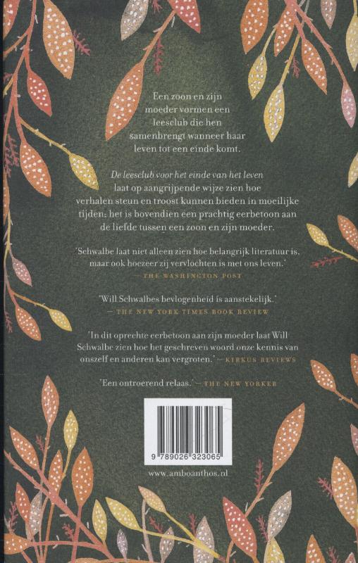 De leesclub voor het einde van het leven De leesclub voor het einde van het leven achterkant