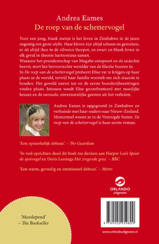 De roep van de schettervogel De roep van de schettervogel achterkant