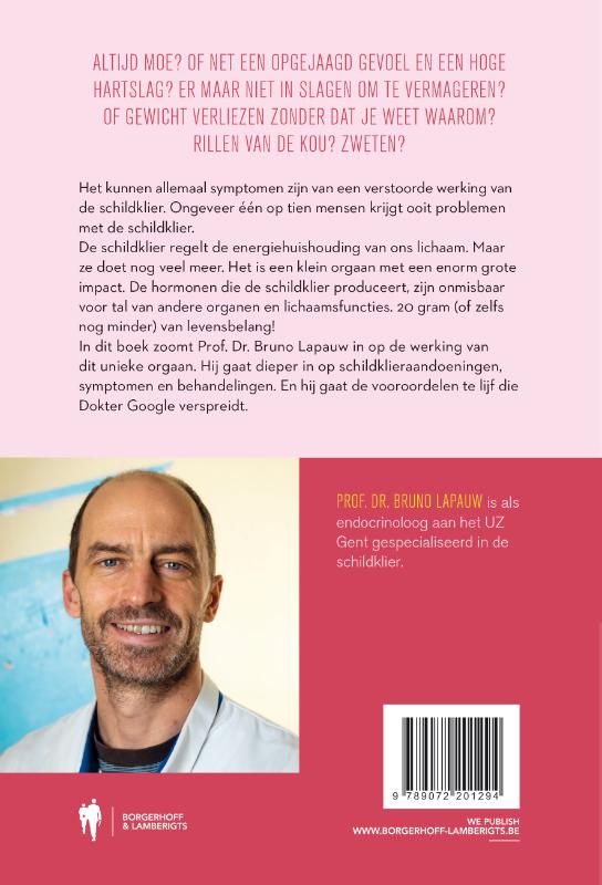 De schildklier achterkant
