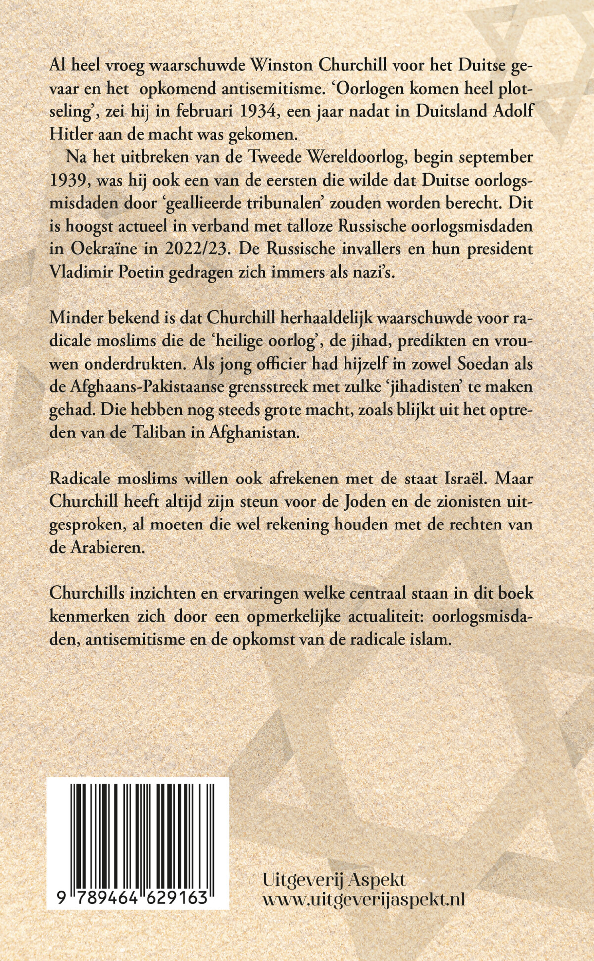 Winston Churchill achterkant