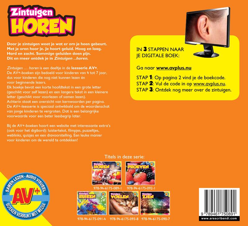 Horen / Zintuigen (AV+) achterkant