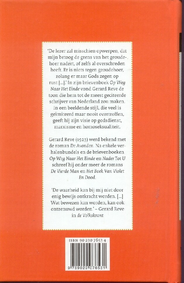 Op Weg Naar Het Einde / De leeslijst / 6 achterkant