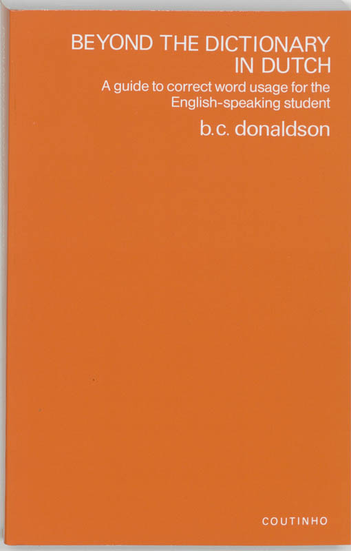 Beyond the dictionary in Dutch