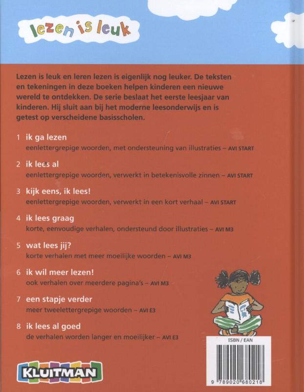Ik ga lezen / Lezen is leuk Ik ga lezen / Lezen is leuk achterkant