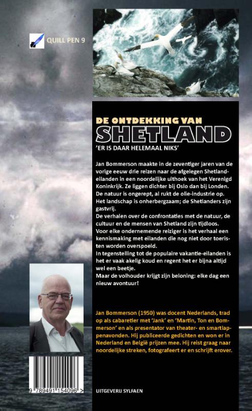 De ontdekking van Shetland achterkant