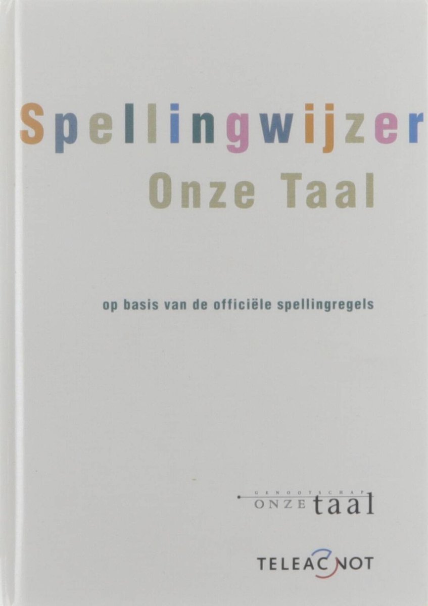 Spellingwijzer Onze Taal thumbnail