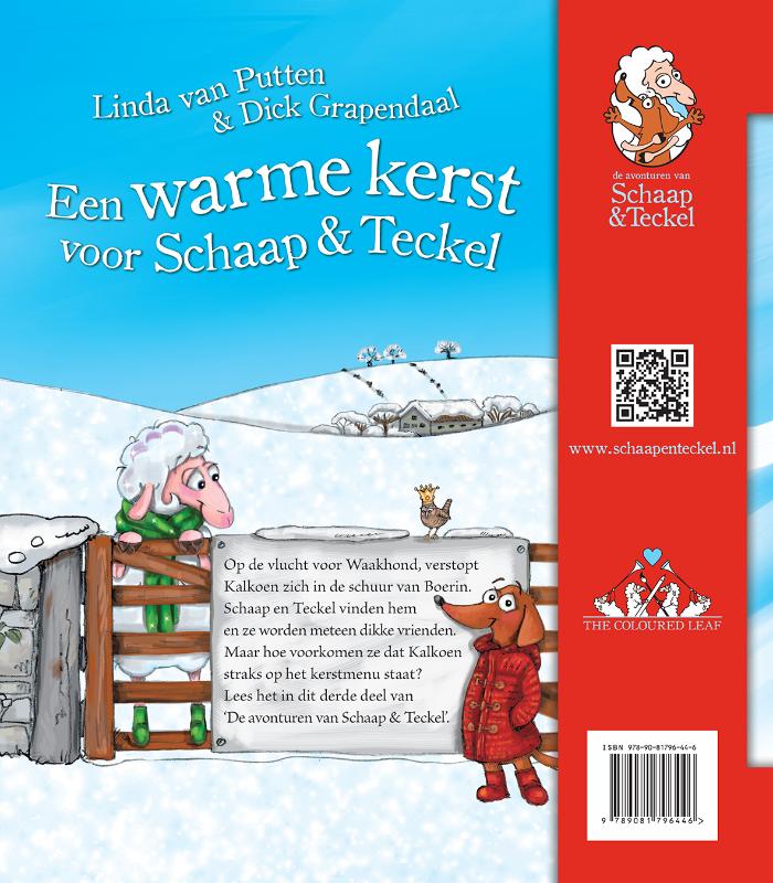 Een warme kerst voor Schaap en Teckel / De avonturen van Schaap en Teckel / 3 achterkant