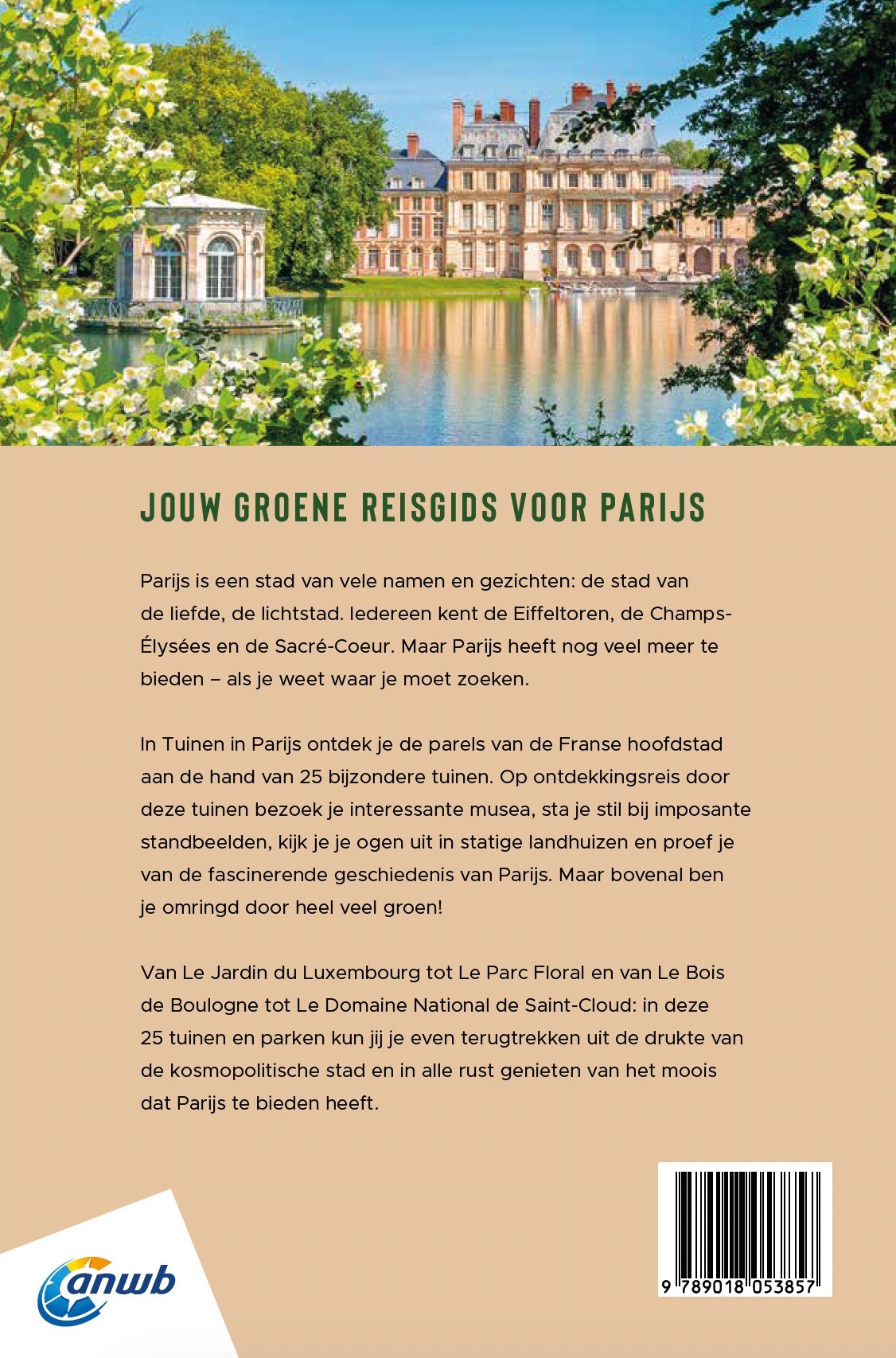 Tuinen in Parijs achterkant