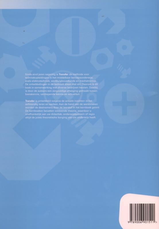 Montage1/Onderhoud1 / Werkboek / TransferW Montage1/Onderhoud1 / Werkboek / TransferW achterkant