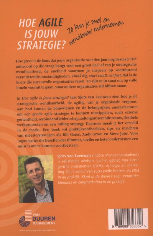 Hoe agile is jouw strategie? achterkant
