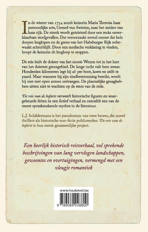 De reis van de hofarts achterkant