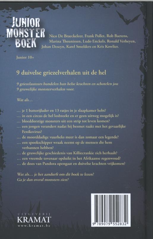 Junior monsterboek / 1 / Kramat junior achterkant