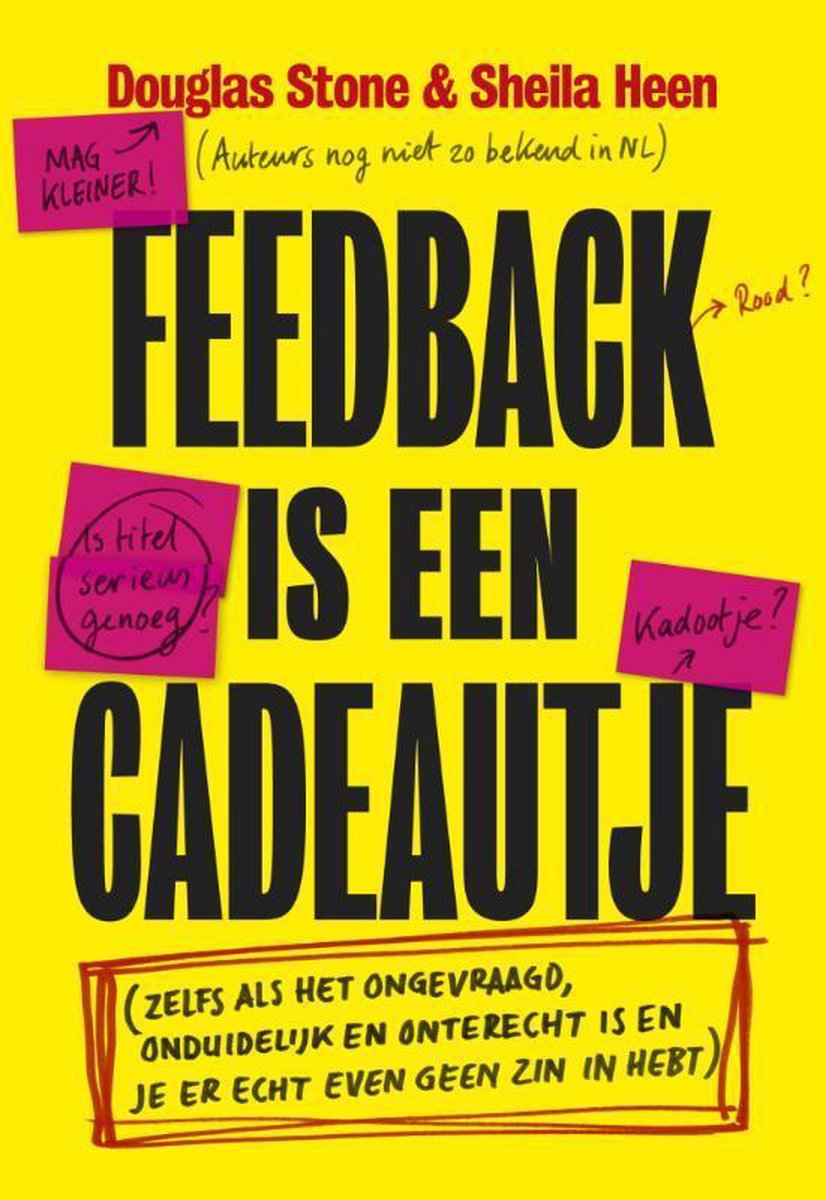Douglas Stone Feedback Is Een Cadeautje