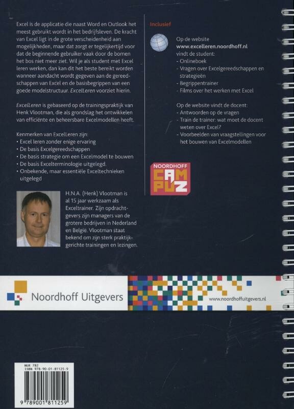 ExcelLeren achterkant