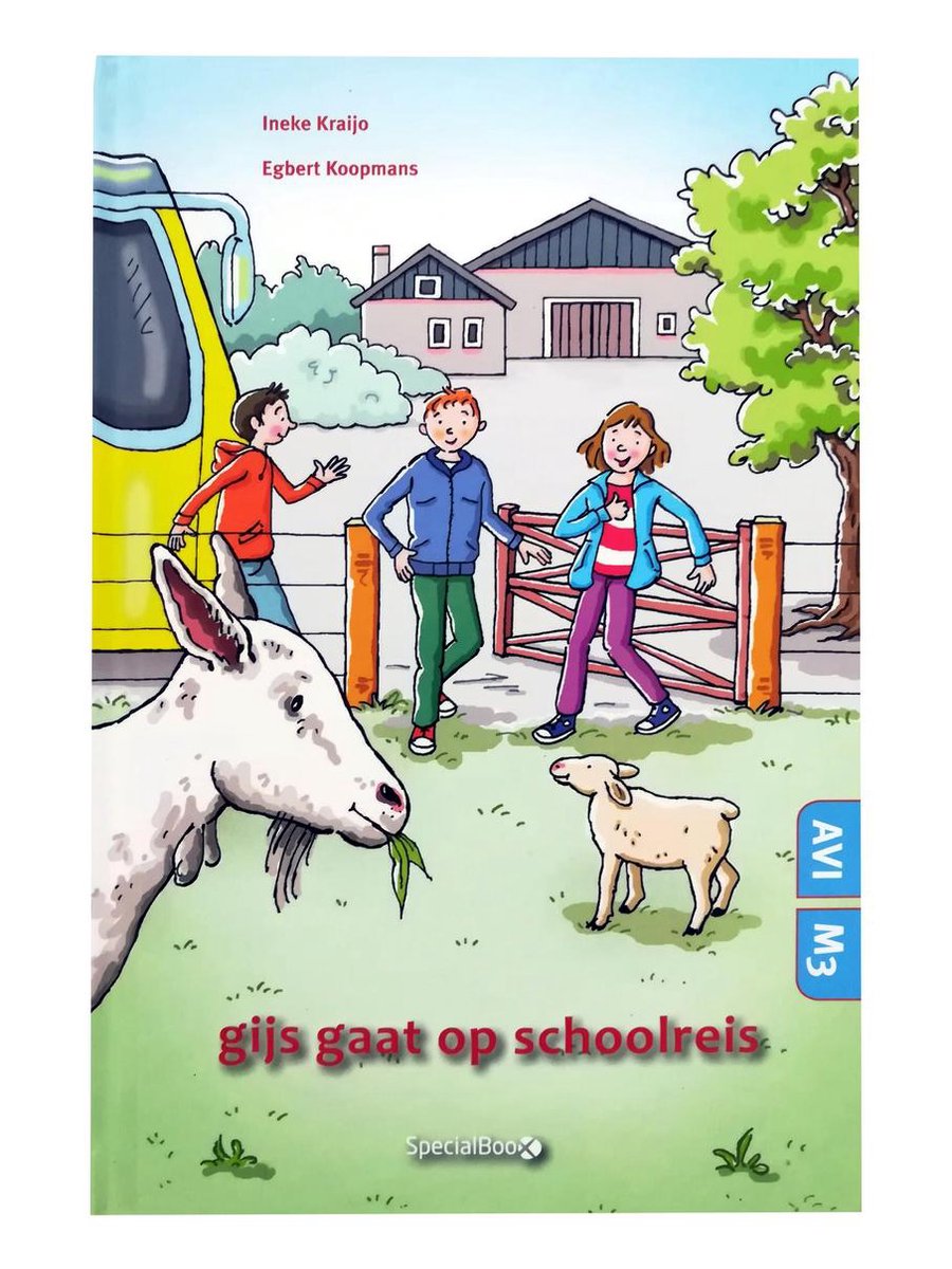 Ineke Kraijo Gijs Gaat Op Schoolreis AV1 / M3 Kinderboek / Leesboek