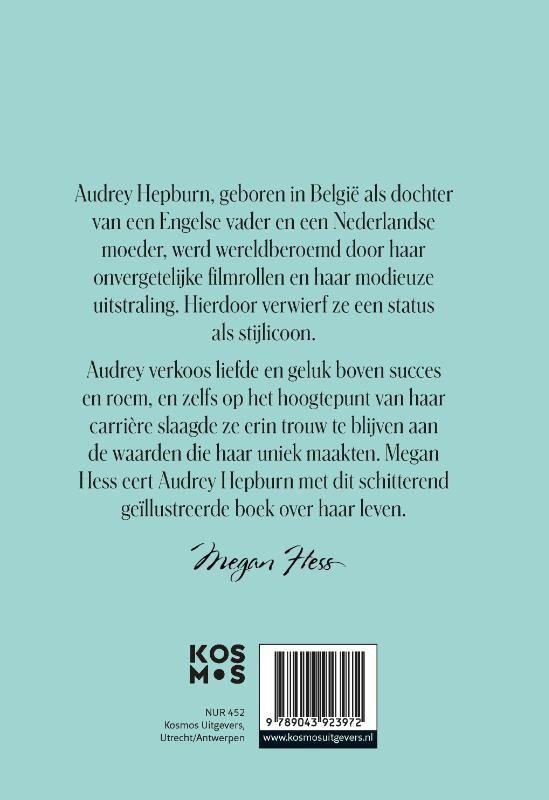 Audrey Hepburn achterkant