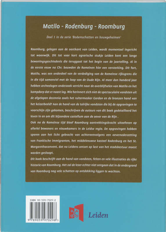 Matilo - Rodenburg - Roomburg / Bodemschatten en bouwgeheimen / 1 achterkant