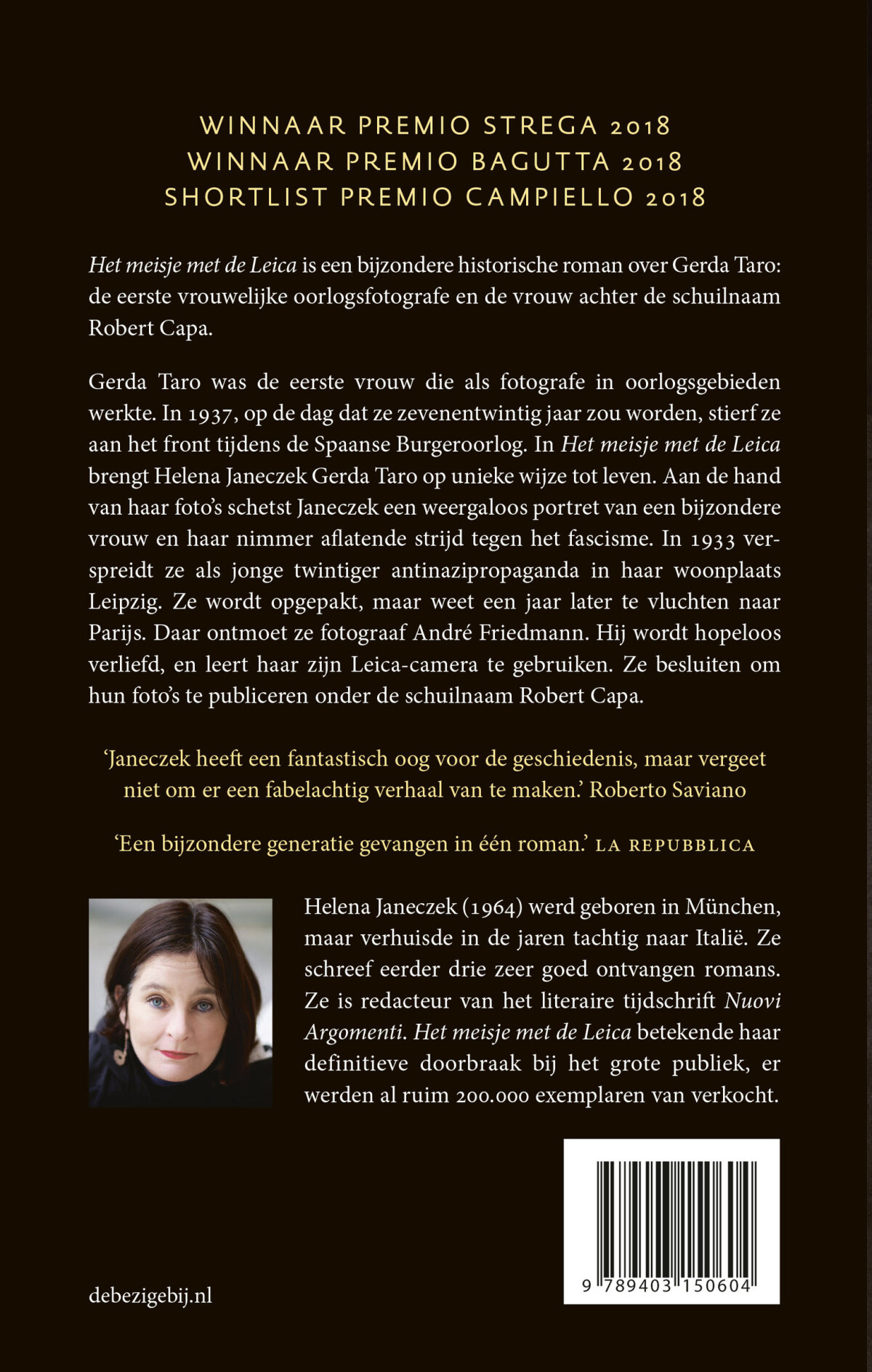 Het meisje met de Leica achterkant