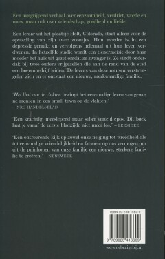 Het lied van de vlakten Midprice achterkant