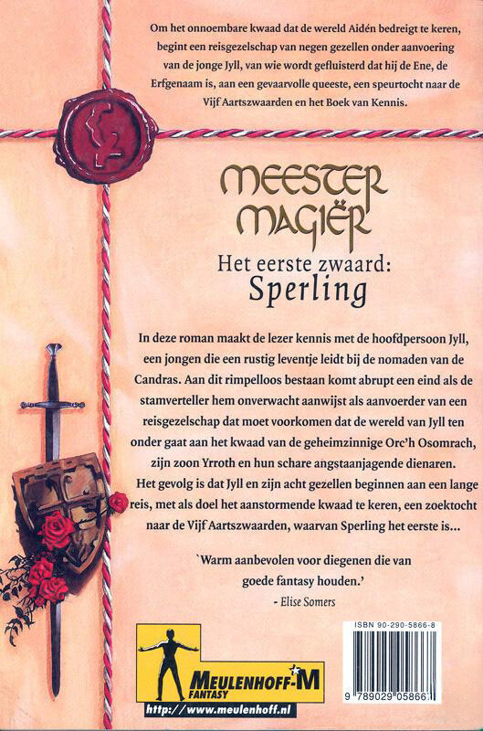 Het eerste zwaard: Sperling / Meestermagiër / 1 achterkant