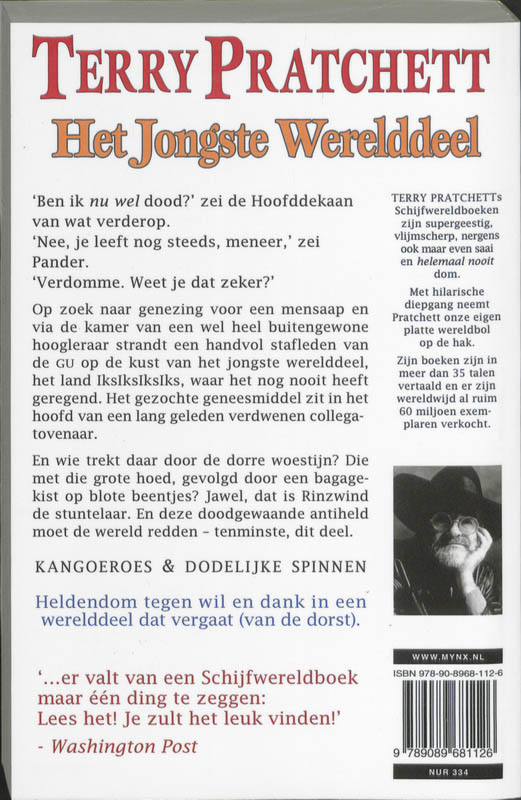 Het Jongste Werelddeel / Druk Heruitgave achterkant