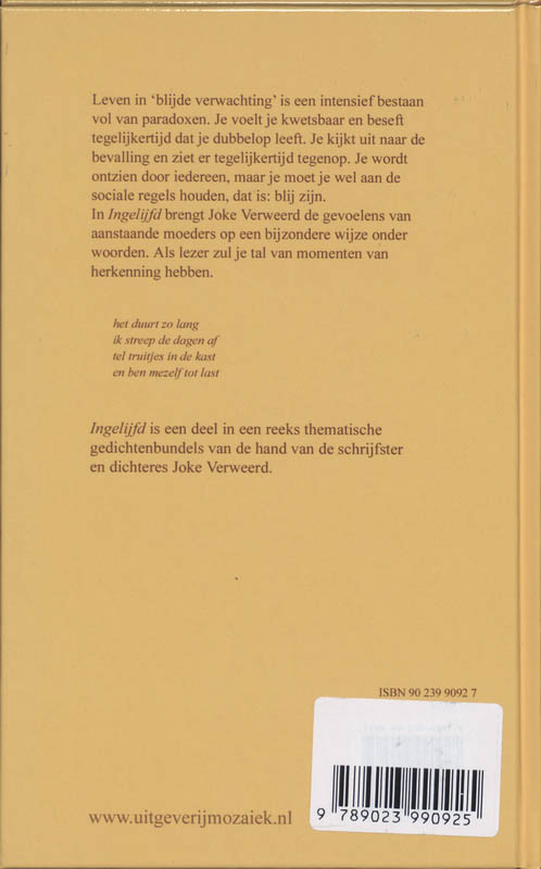 Ingelijfd achterkant