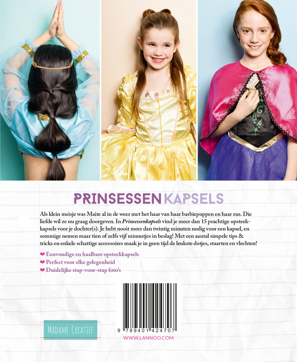 Prinsessenkapsels achterkant