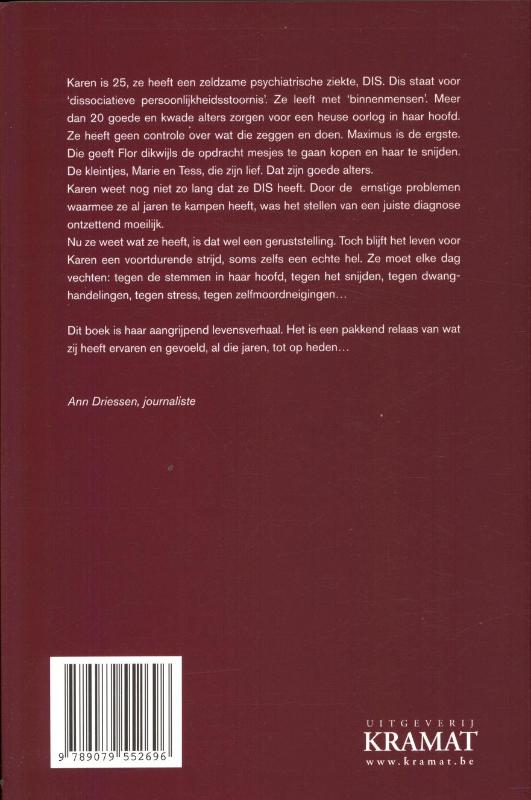 Oorlog In Mijn Hoofd achterkant