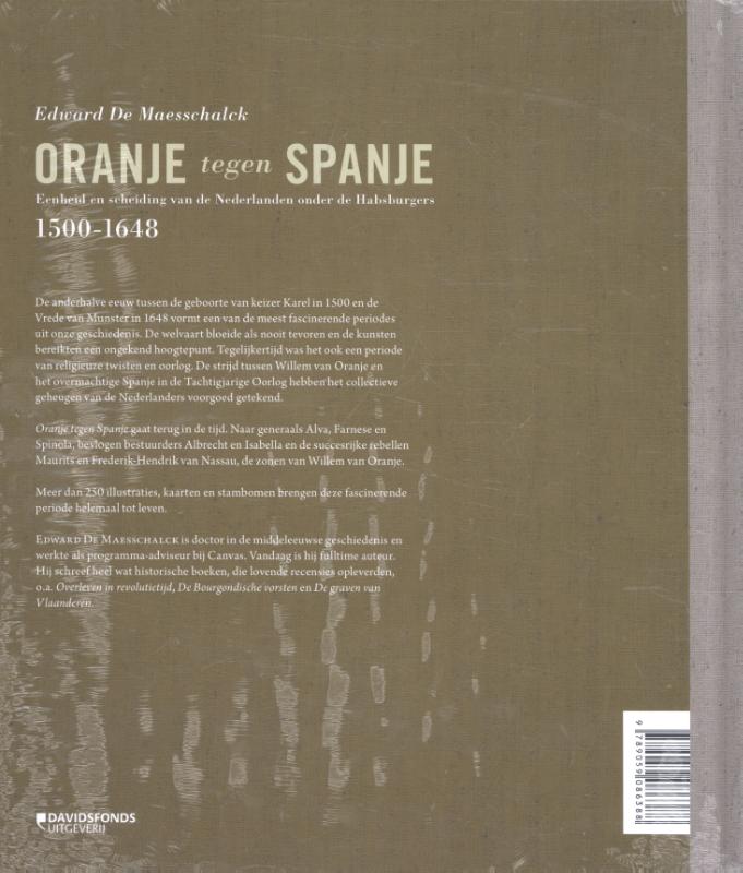 Oranje tegen Spanje (1500-1648) achterkant