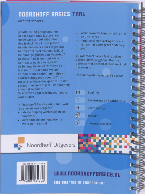 Noordhoff Basics Taal achterkant