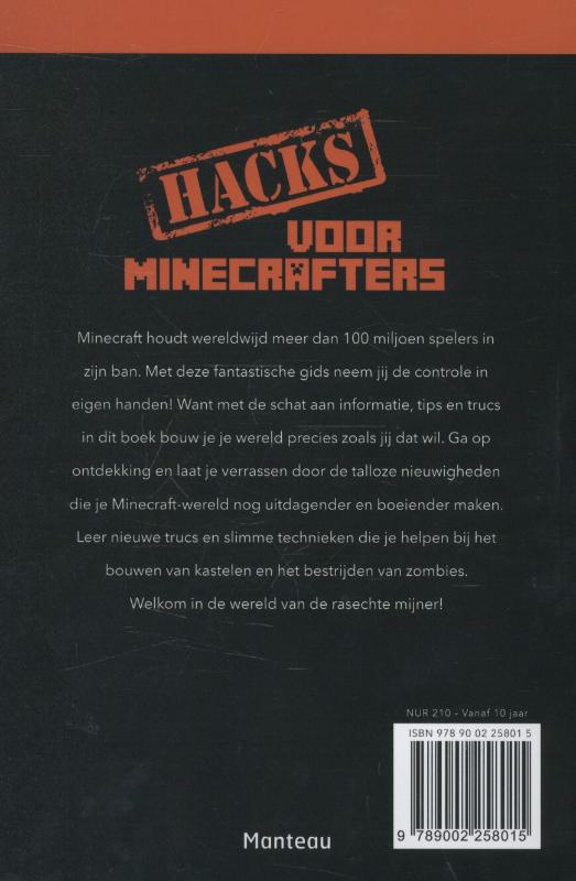 Minecraft  -   Hacks voor minecrafters achterkant
